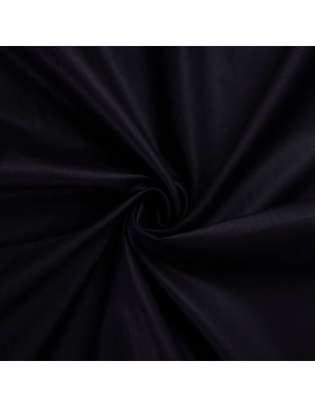 Voile 100% coton peigné luxe chintz – Noir