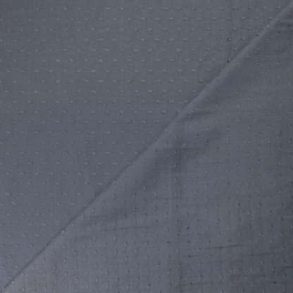 Voile 100% coton plumetis – Gris