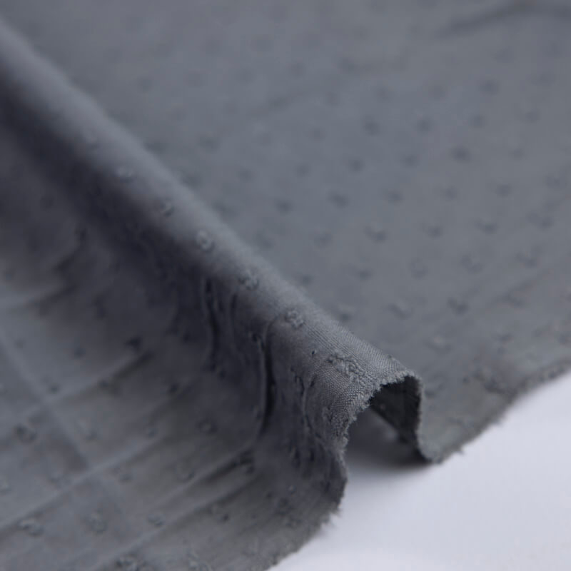 Voile 100% coton plumetis – Gris