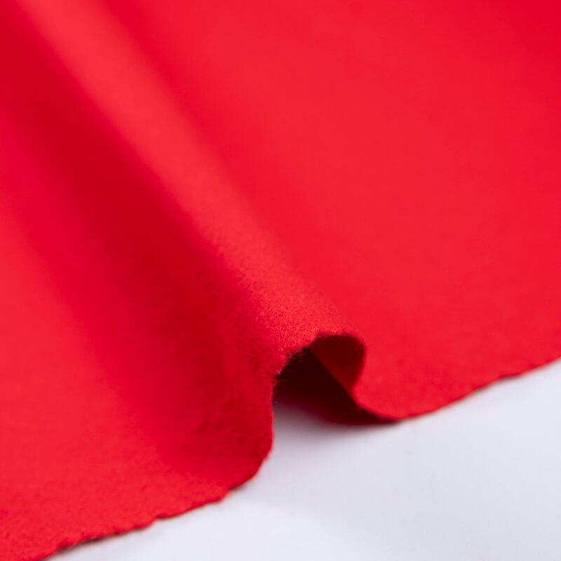 Drap de laine - Rouge
