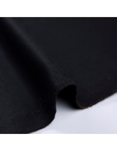 Drap de laine vierge & cachemire - Noir