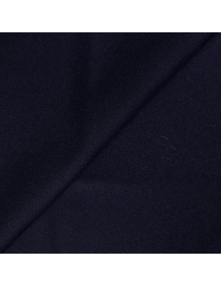 Drap de laine vierge & cachemire - Marine