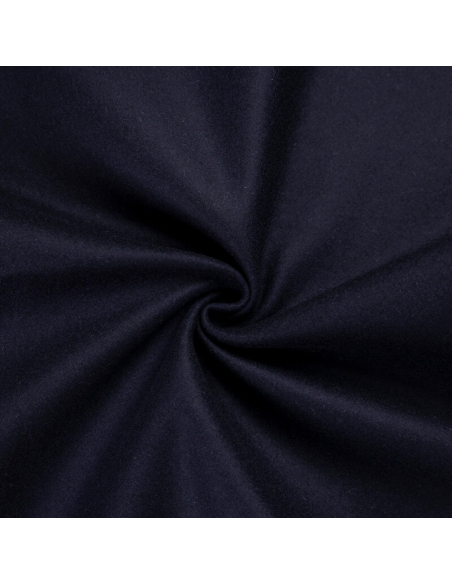Drap de laine vierge & cachemire - Marine