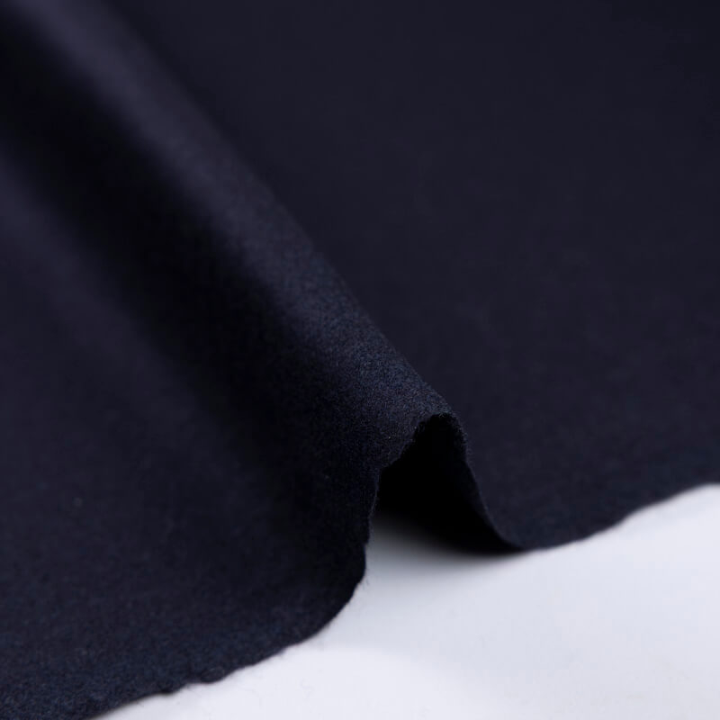 Drap de laine vierge & cachemire - Marine