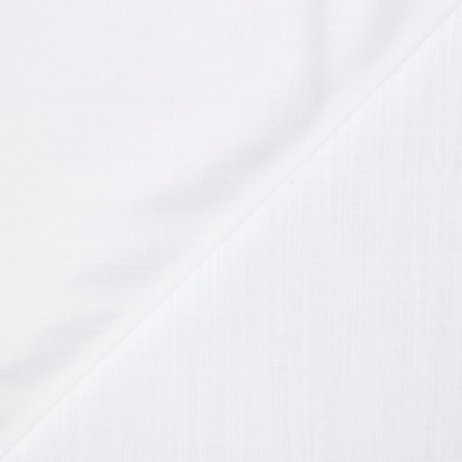 Étoffe de lin & viscose – Blanc