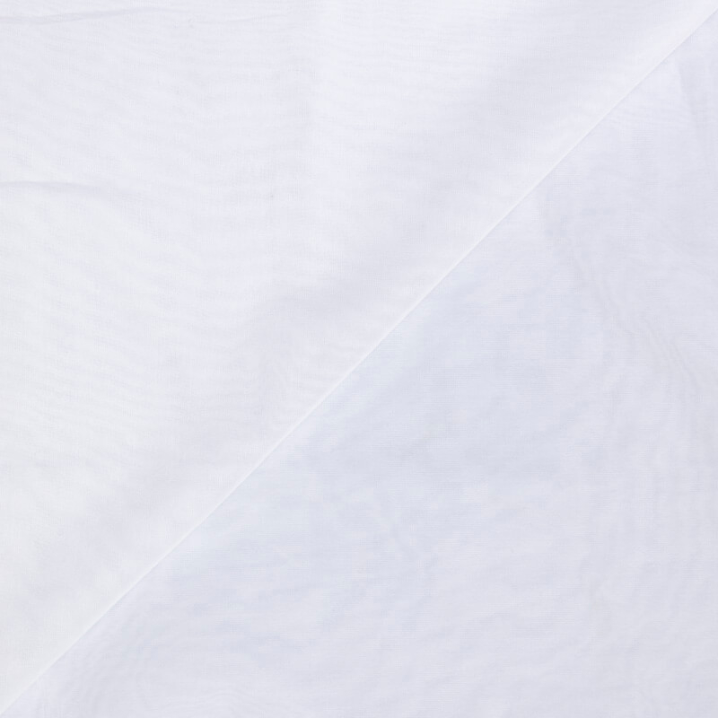 Mousseline de soie - Blanc