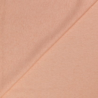 Jersey côtelé 100% coton - Saumon