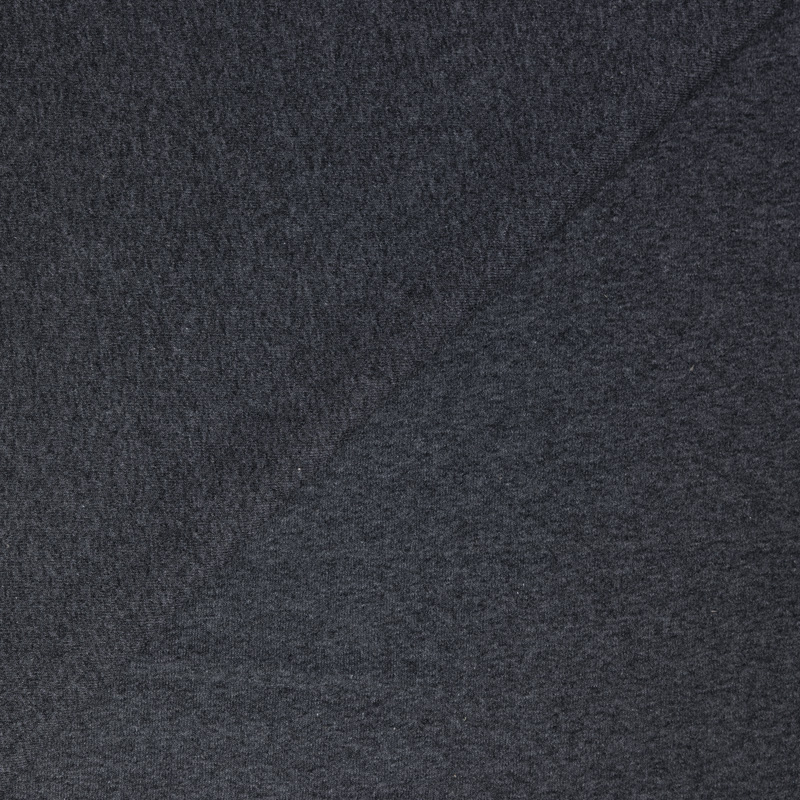 Molleton non gratté (French Terry) - Anthracite