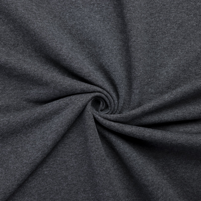 Molleton non gratté (French Terry) - Anthracite