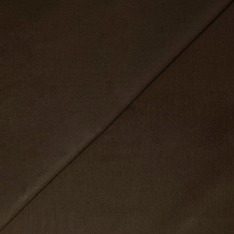 Gabardine coton & élasthanne – Vert kaki