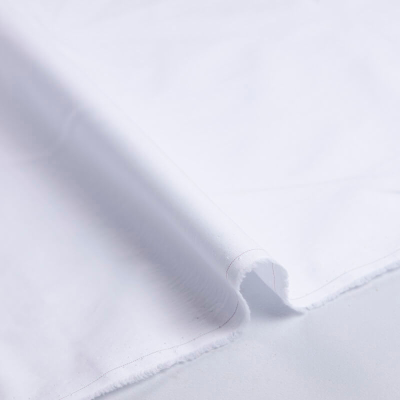 Popeline 100% coton peigné luxe - Blanc