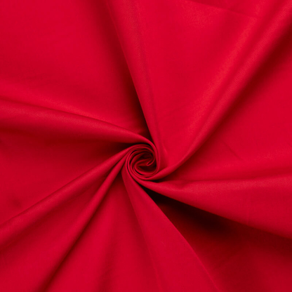 Gabardine 100% coton – Rouge 2