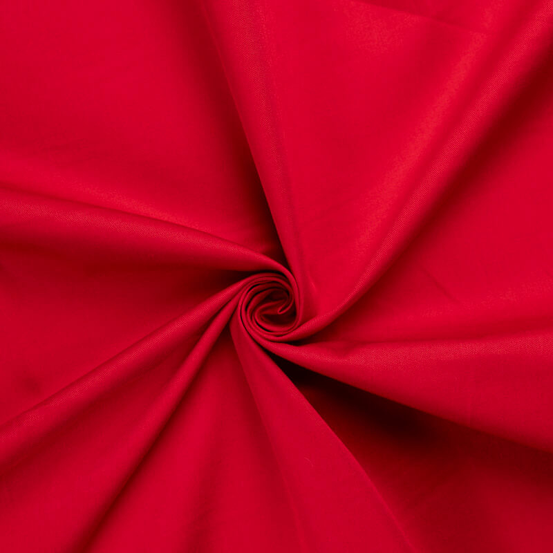 Gabardine 100% coton – Rouge