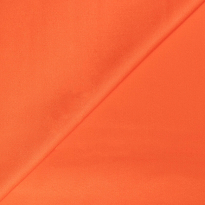 Gabardine fine coton & élasthanne – Orange