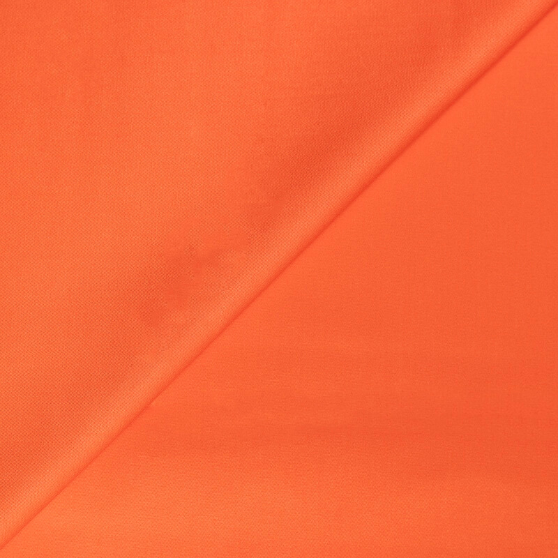 Gabardine fine coton & élasthanne – Orange