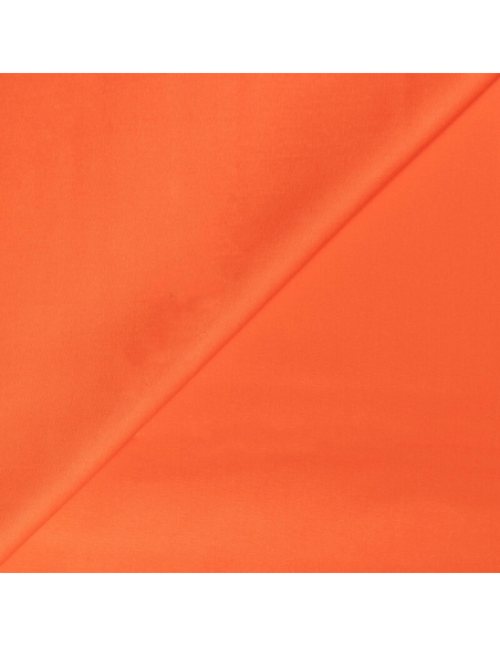 Gabardine fine coton & élasthanne – Orange
