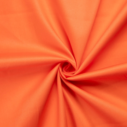 Gabardine fine coton & élasthanne – Orange 2