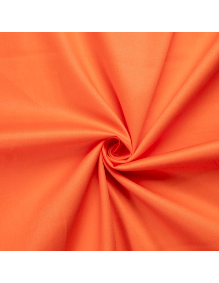 Gabardine fine coton & élasthanne – Orange