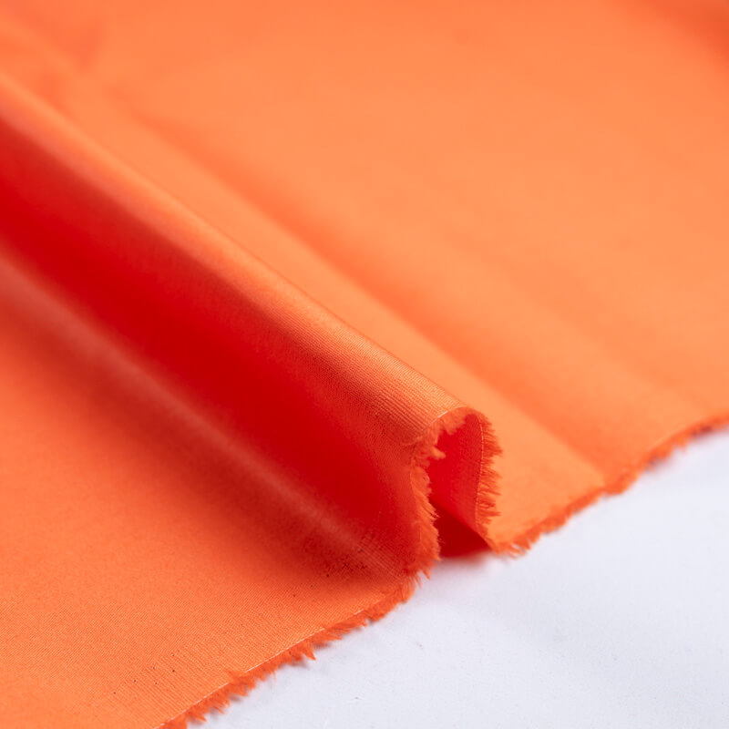 Gabardine fine coton & élasthanne – Orange