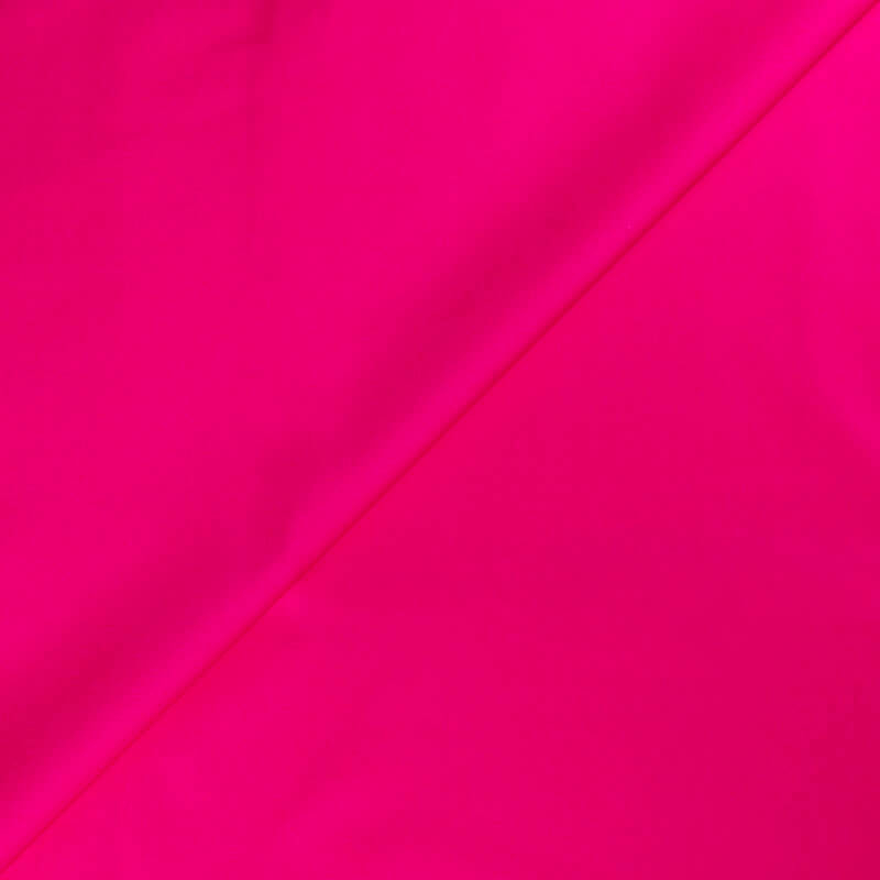 Gabardine fine coton & élasthanne – Fuchsia