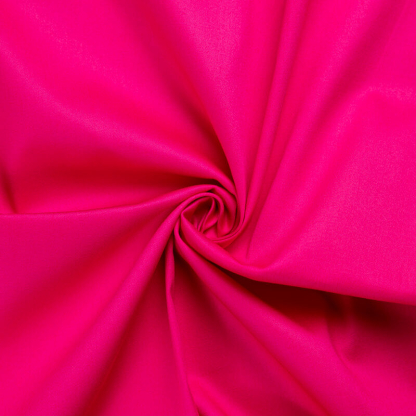 Gabardine fine coton & élasthanne – Fuchsia 2