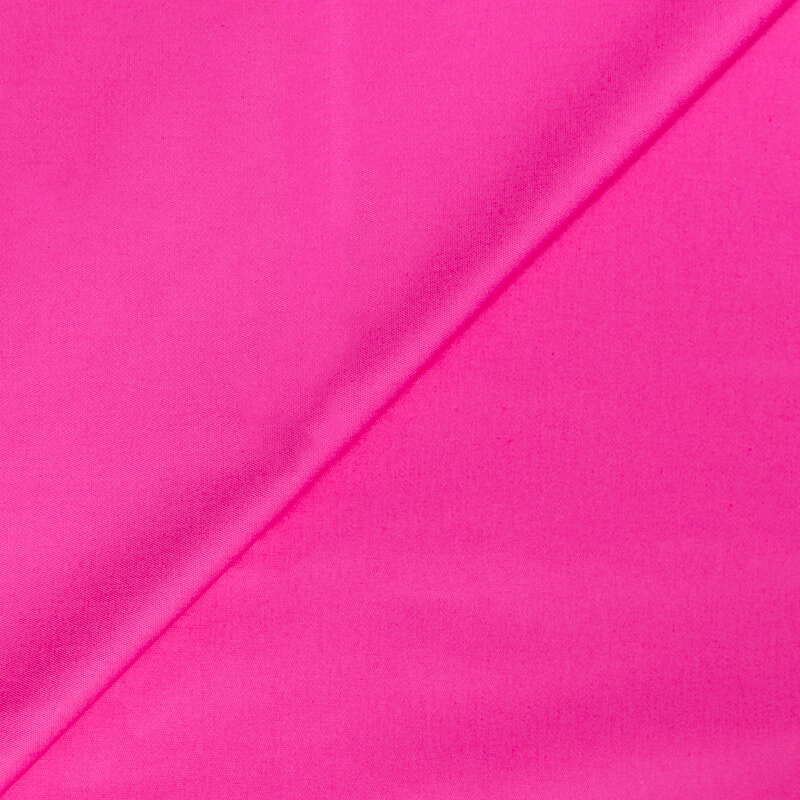 Gabardine fine coton & élasthanne – Rose