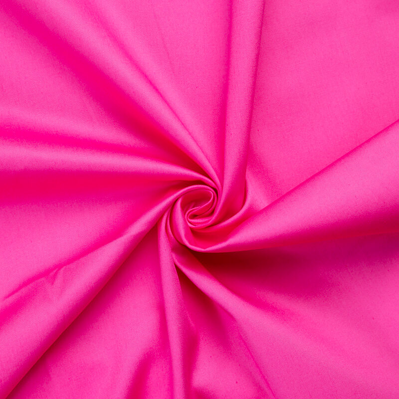 Gabardine fine coton & élasthanne – Rose