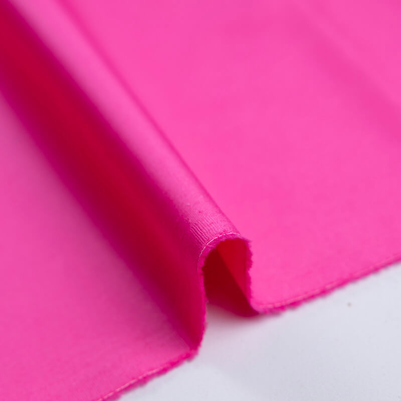 Gabardine fine coton & élasthanne – Rose