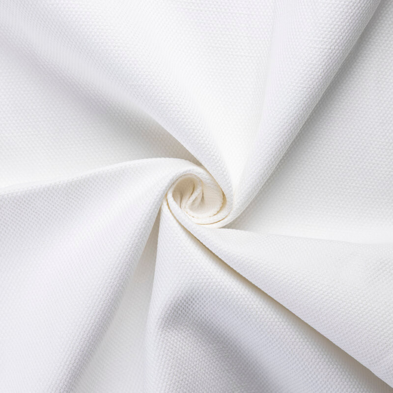 Piqué 100% coton - Blanc cassé