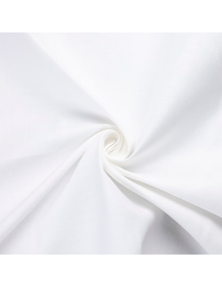 Tissu chevron 100% coton - Blanc cassé