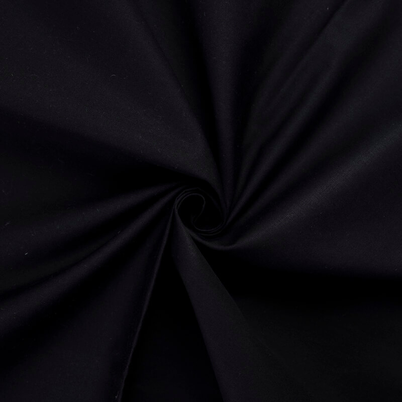 Toile 100% coton - Noir