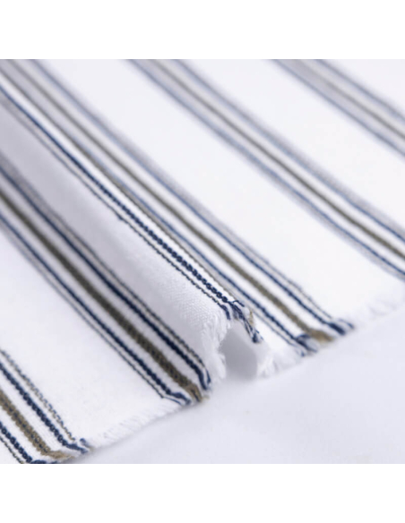 Tissu ethnic chic - Nomade rayure texturée