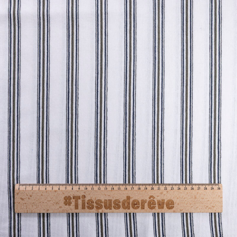 Tissu ethnic chic - Nomade rayure texturée