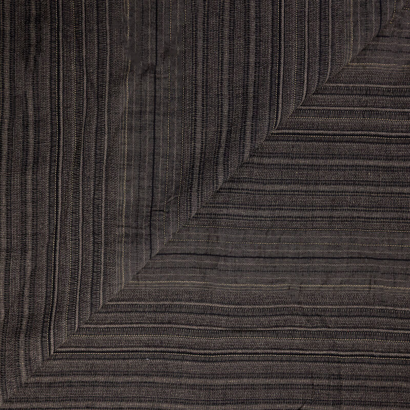 Tissu ethnic chic - Rayure ton bronze