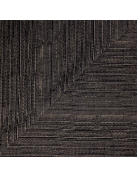 Tissu ethnic chic - Rayure ton bronze