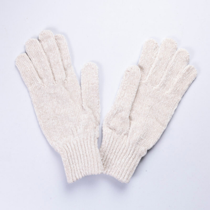 Gants chenilles - Beige