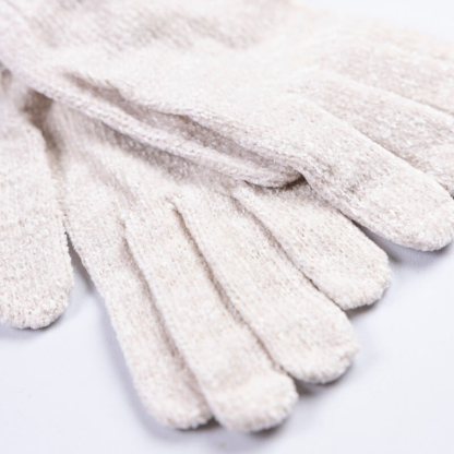 Gants chenilles - Beige 2