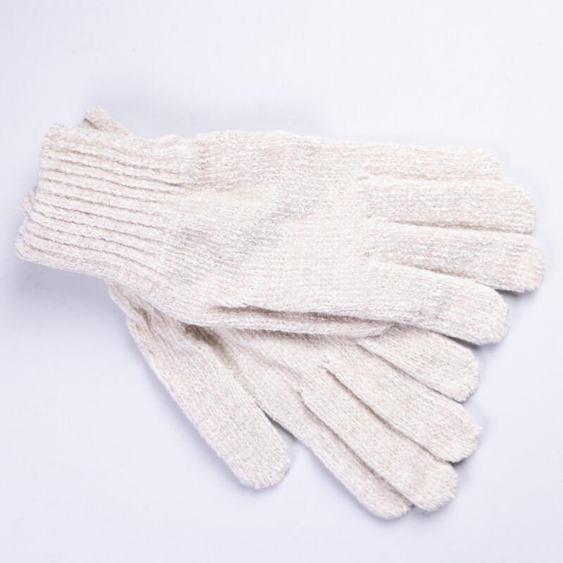 Gants chenilles - Beige