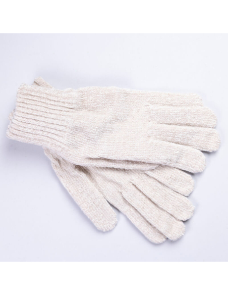Gants chenilles - Beige