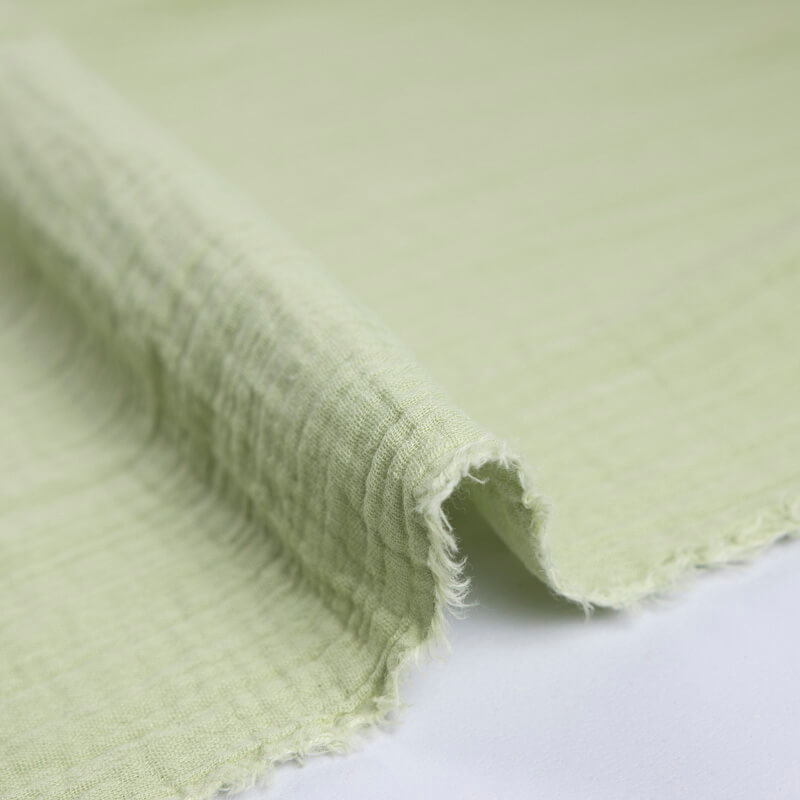 Double gaze 100% coton - Vert pistache