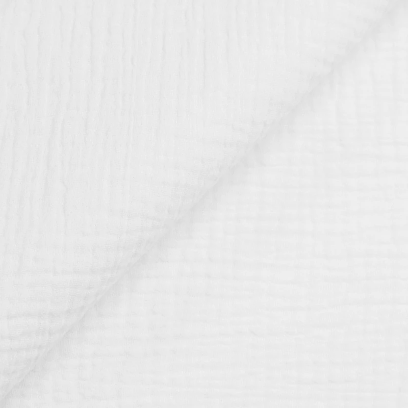 Double gaze 100% coton - Blanc optique