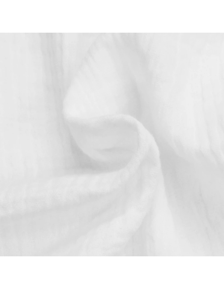 Double gaze 100% coton - Blanc optique