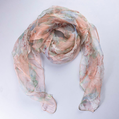 Carré 100% viscose - Motif...