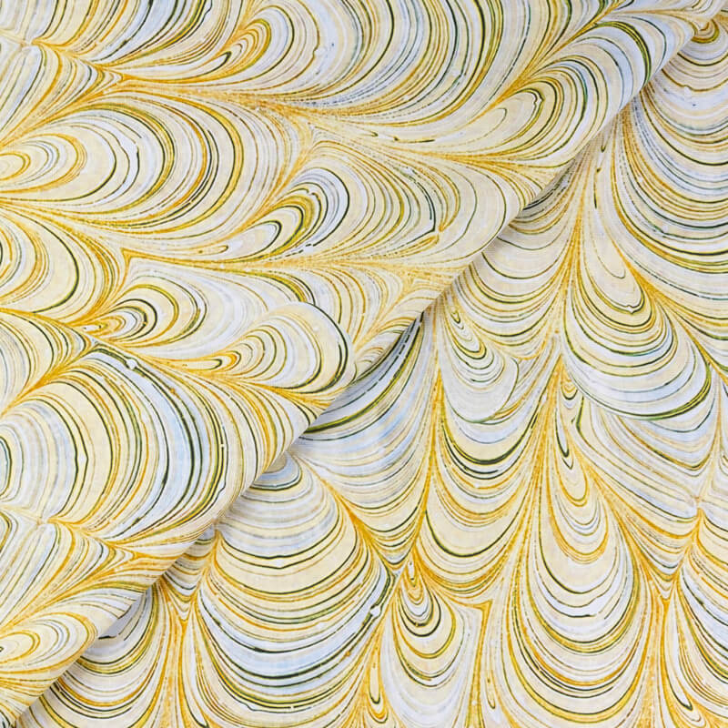 Bachette 100% coton - Coquillage jaune