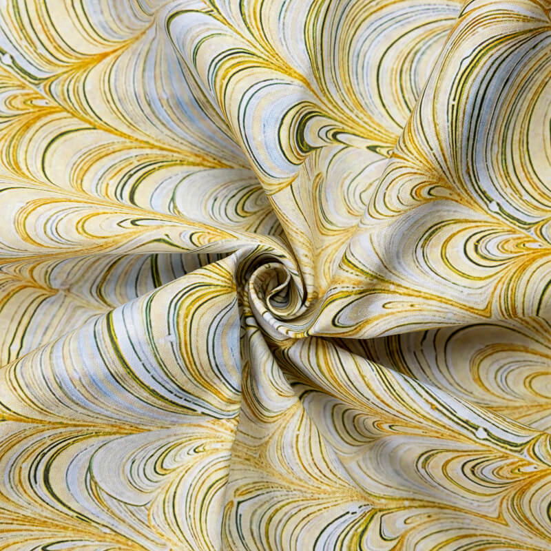 Bachette 100% coton - Coquillage jaune