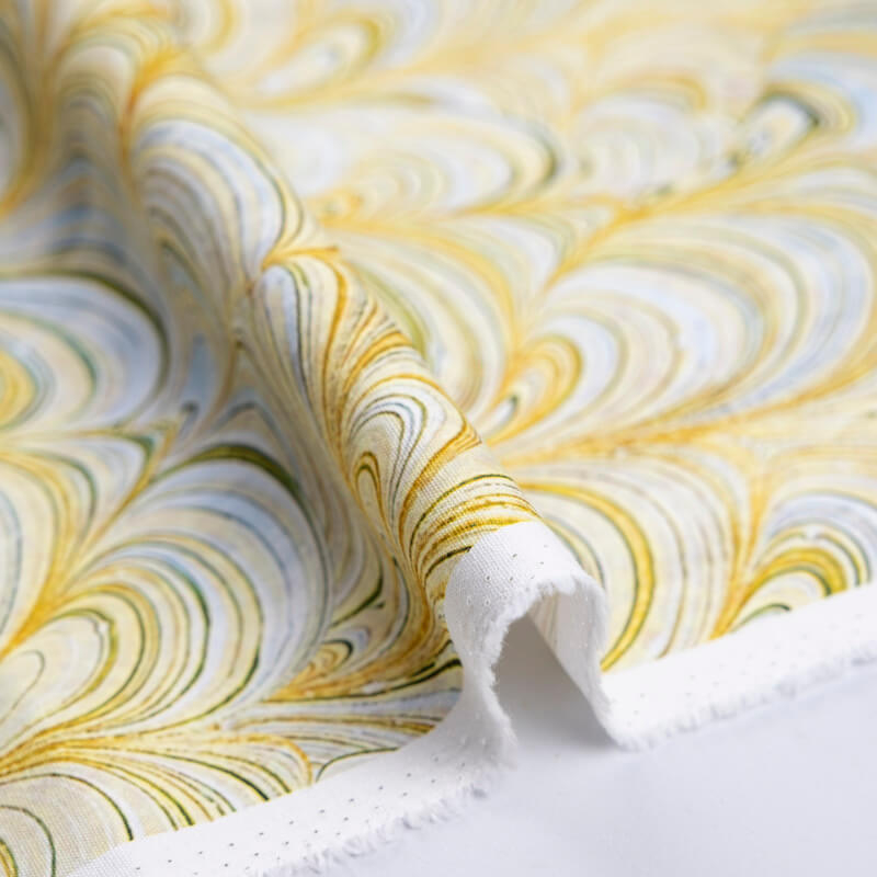 Bachette 100% coton - Coquillage jaune