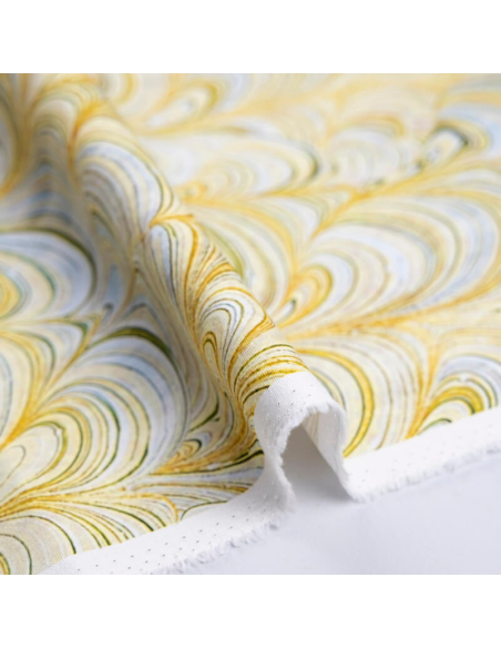 Bachette 100% coton - Coquillage jaune