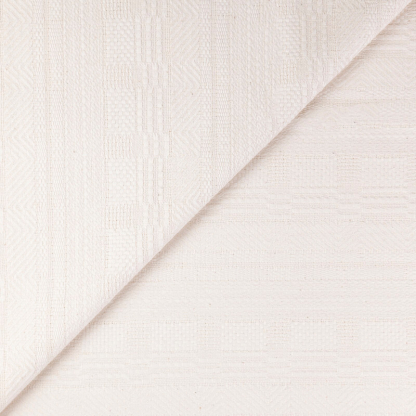 Jacquard 100% coton - Écru