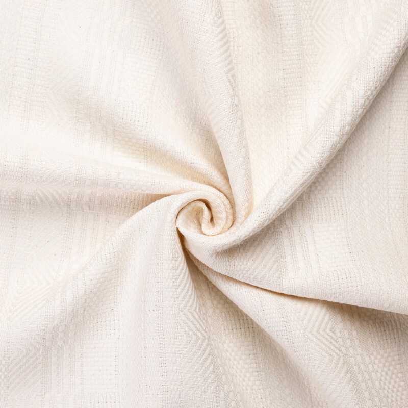 Jacquard 100% coton - Écru
