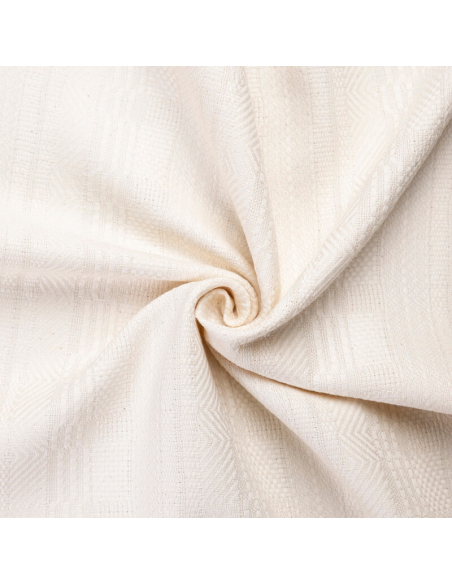 Jacquard 100% coton - Écru